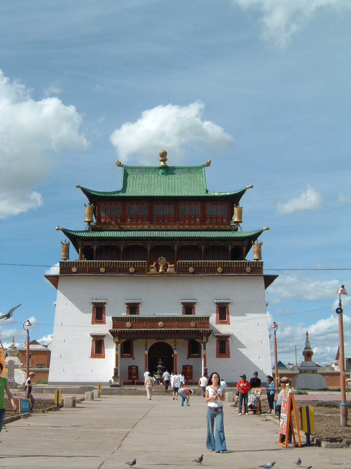 蒙古首都乌兰巴托的甘丹寺