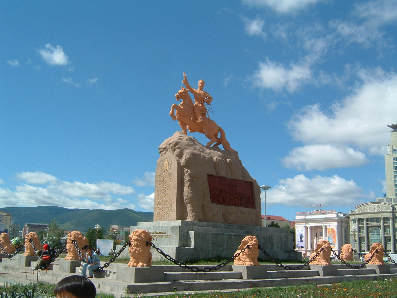 蒙古首都乌兰巴托的甘丹寺